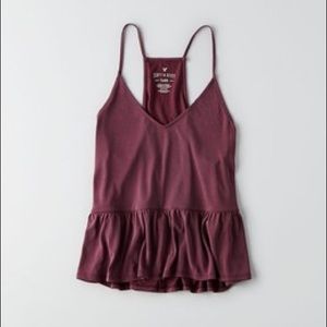 NWOT, AE Soft & Sexy Babydoll tank, size L